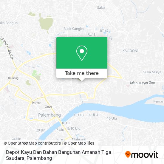 Depot Kayu Dan Bahan Bangunan Amanah Tiga Saudara map