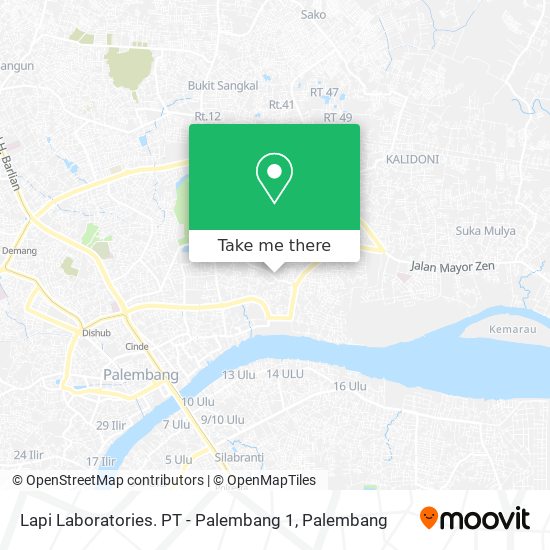 Lapi Laboratories. PT - Palembang 1 map