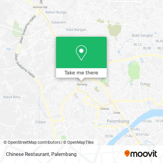 Chinese Restaurant map