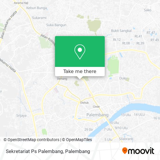 Sekretariat Ps Palembang map