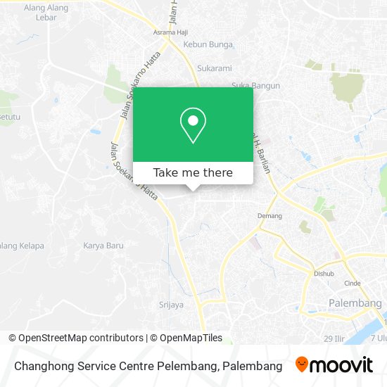 Changhong Service Centre Pelembang map