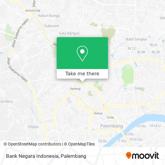 Bank Negara Indonesia map