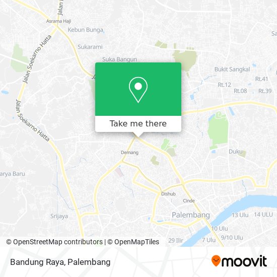 Bandung Raya map