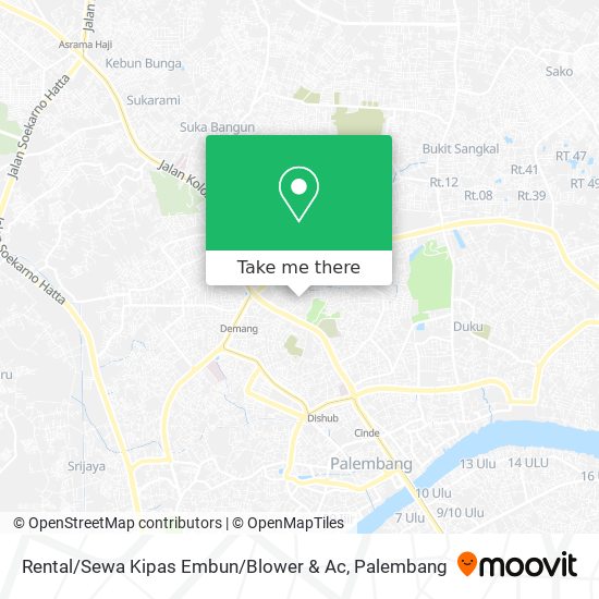 Rental / Sewa Kipas Embun / Blower & Ac map