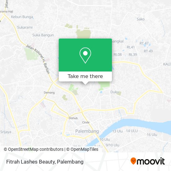 Fitrah Lashes Beauty map