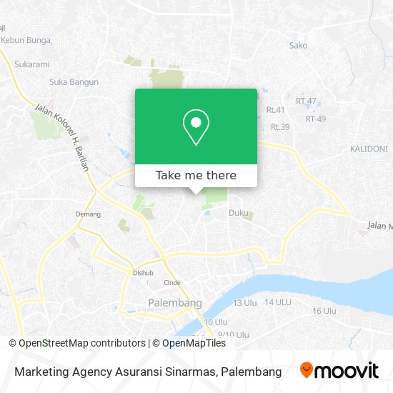Marketing Agency Asuransi Sinarmas map