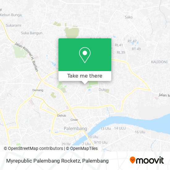 Myrepublic Palembang Rocketz map