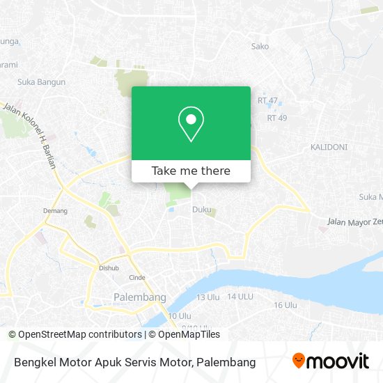 Bengkel Motor Apuk Servis Motor map