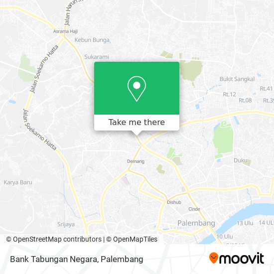 Bank Tabungan Negara map