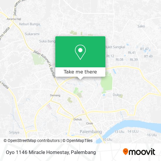 Oyo 1146 Miracle Homestay map