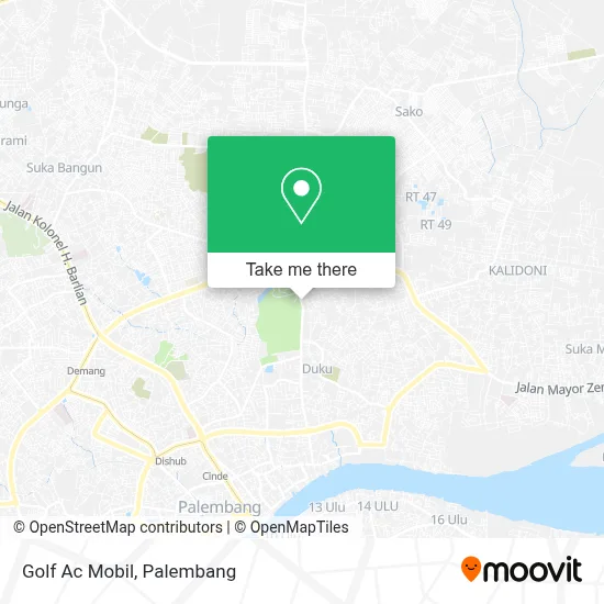 Golf Ac Mobil map