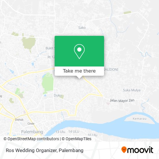 Ros Wedding Organizer map