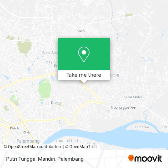 Putri Tunggal Mandiri map