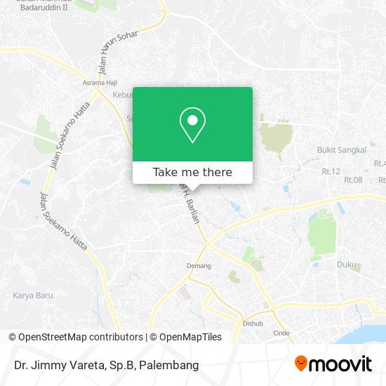 Dr. Jimmy Vareta, Sp.B map