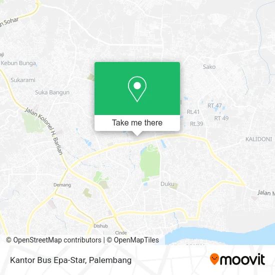 Kantor Bus Epa-Star map