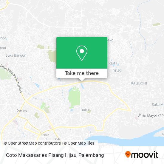 Coto Makassar es Pisang Hijau map