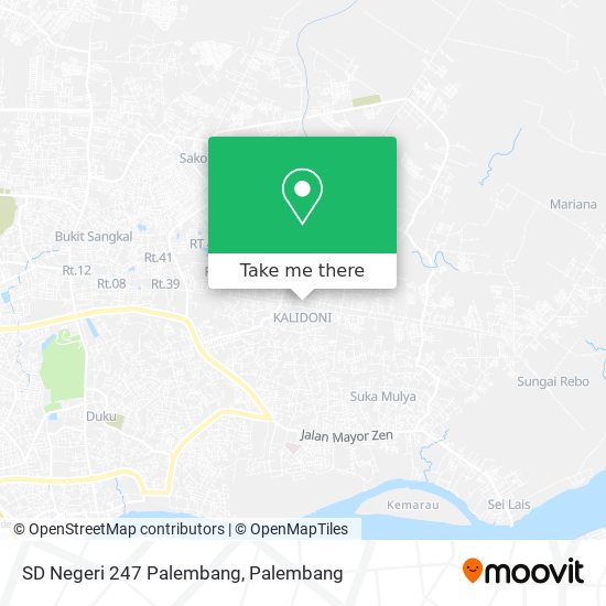 SD Negeri 247 Palembang map