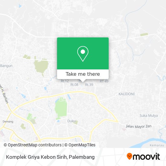 Komplek Griya Kebon Sirih map