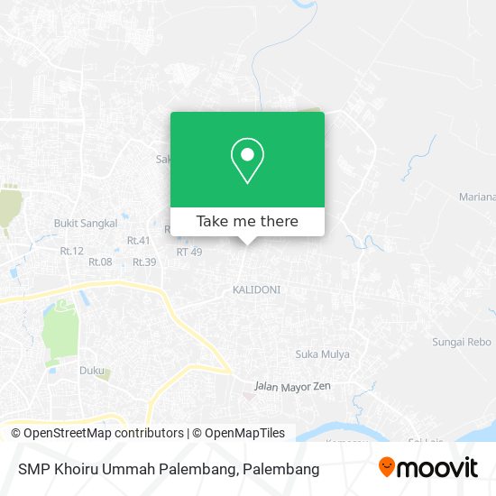SMP Khoiru Ummah Palembang map