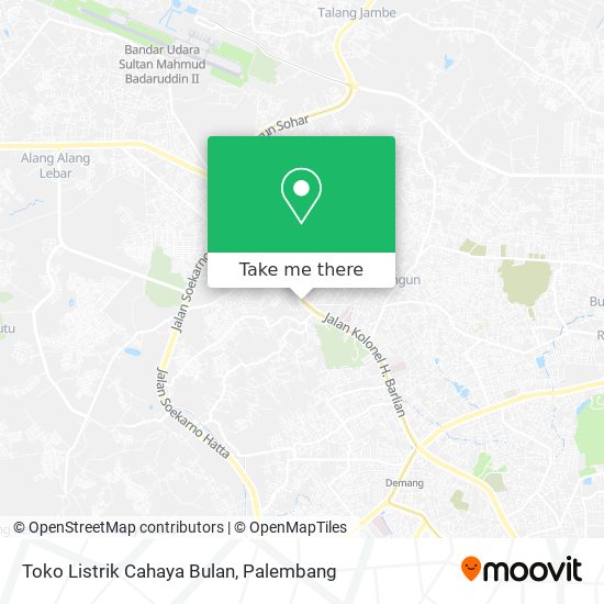 Toko Listrik Cahaya Bulan map