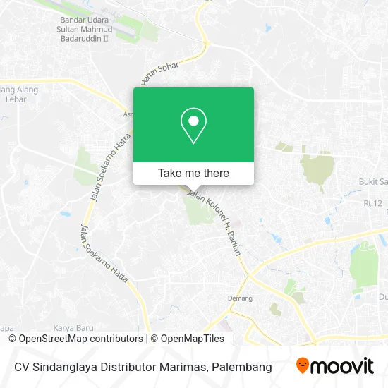 CV Sindanglaya Distributor Marimas map