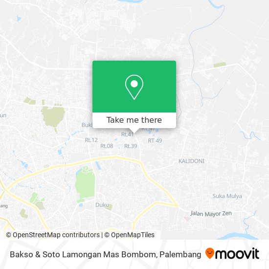 Bakso & Soto Lamongan Mas Bombom map