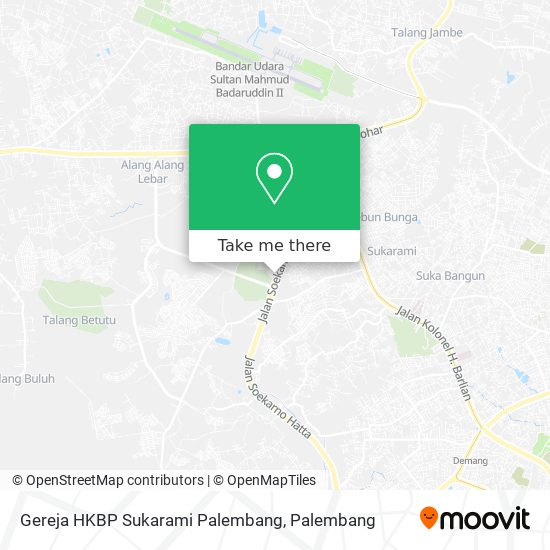 Gereja HKBP Sukarami Palembang map