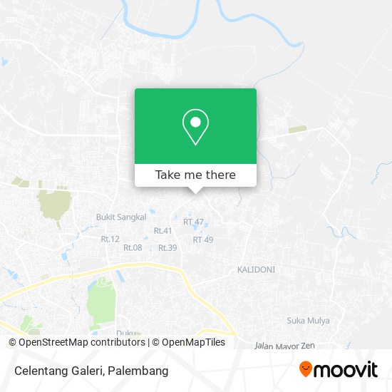Celentang Galeri map