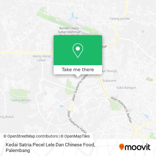 Kedai Satria Pecel Lele Dan Chinese Food map