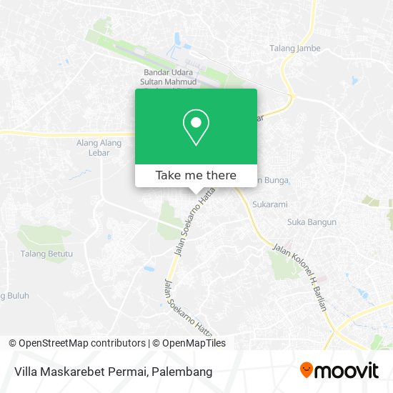 Villa Maskarebet Permai map