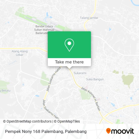 Pempek Nony 168 Palembang map