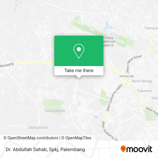 Dr. Abdullah Sahab, Spkj map