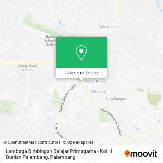 Lembaga Bimbingan Belajar Primagama - Kol H Burlian Palembang map