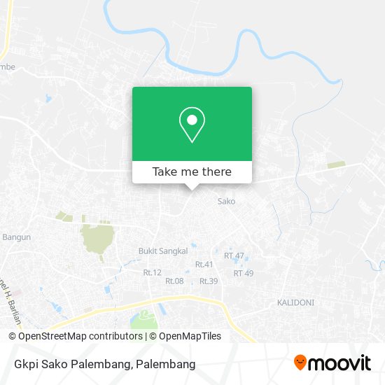 Gkpi Sako Palembang map