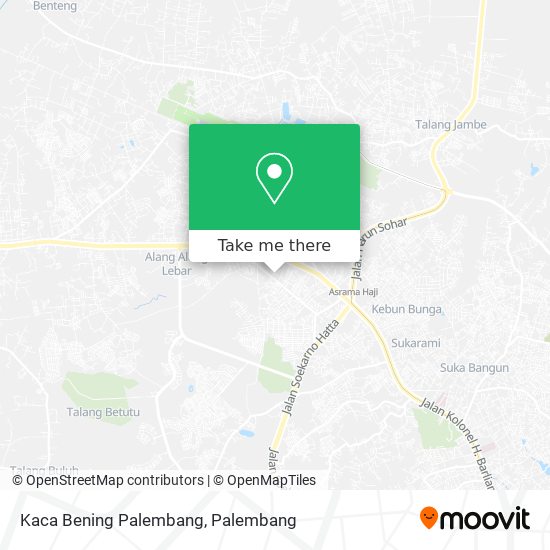Kaca Bening Palembang map