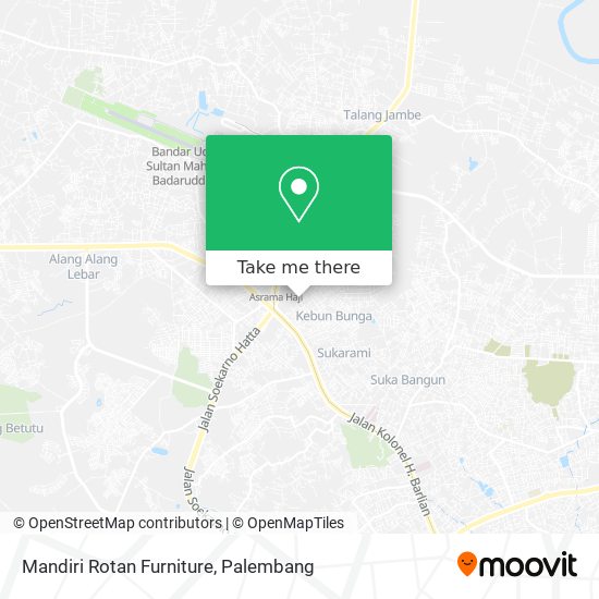 Mandiri Rotan Furniture map