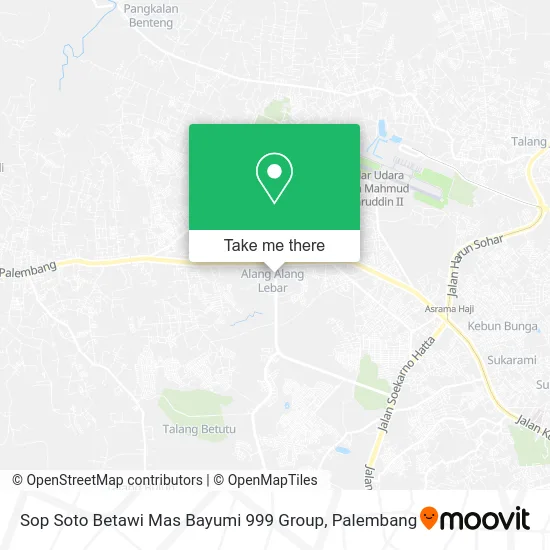 Sop Soto Betawi Mas Bayumi 999 Group map