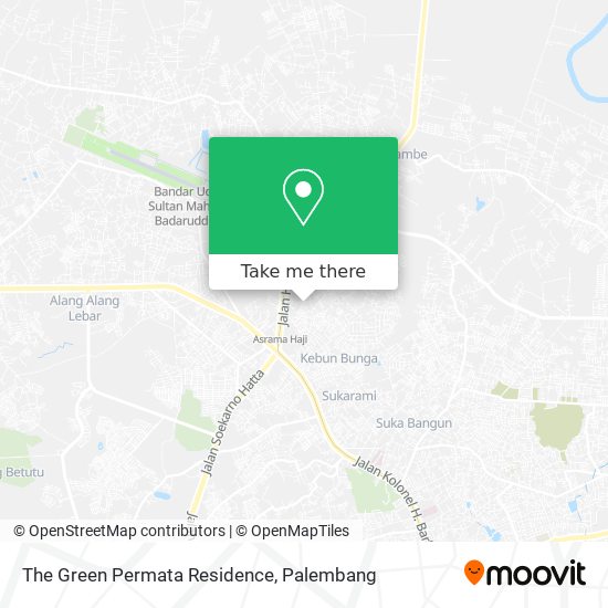 The Green Permata Residence map