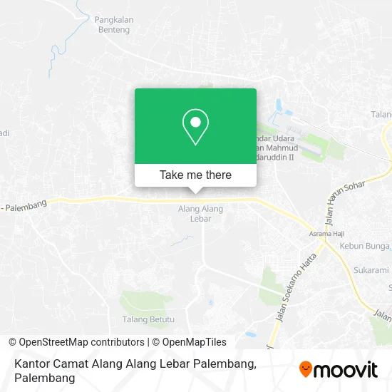Kantor Camat Alang Alang Lebar Palembang map