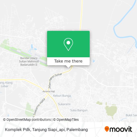 Komplek Pdk, Tanjung Siapi_api map
