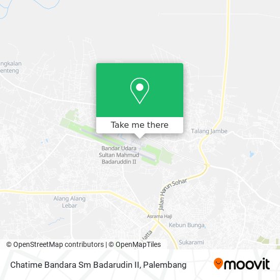 Chatime Bandara Sm Badarudin II map