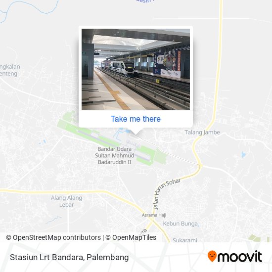 Stasiun Lrt Bandara map