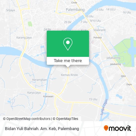 Bidan Yuli Bahriah. Am. Keb map
