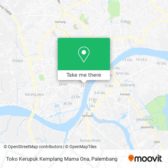 Toko Kerupuk Kemplang Mama Ona map