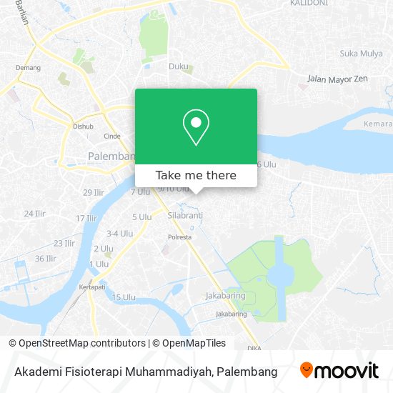 Akademi Fisioterapi Muhammadiyah map