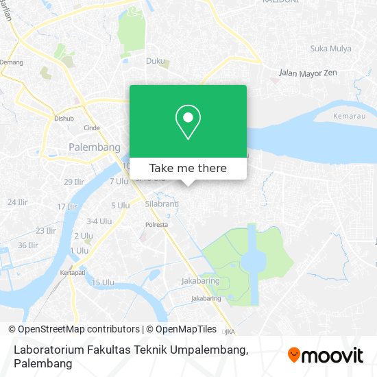 Laboratorium Fakultas Teknik Umpalembang map