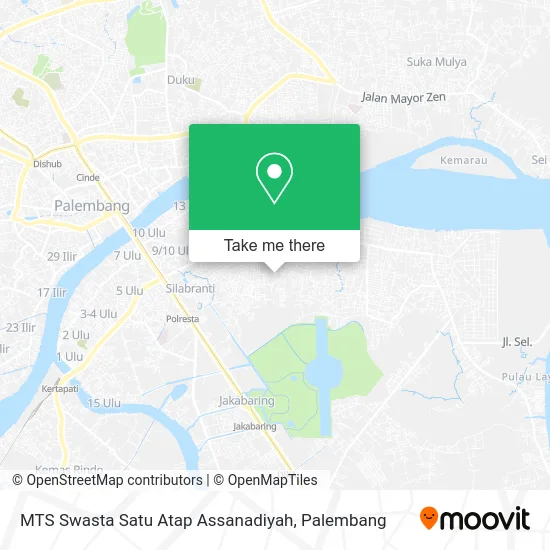 MTS Swasta Satu Atap Assanadiyah map