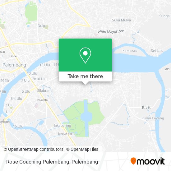 Rose Coaching Palembang map