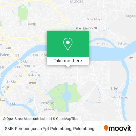 SMK Pembangunan Ypt Palembang map