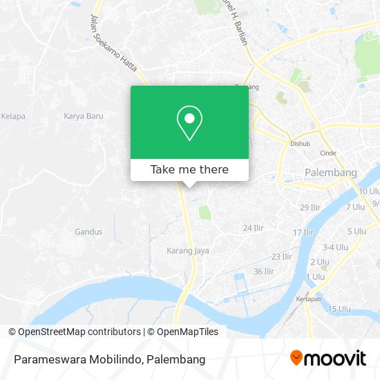 Parameswara Mobilindo map